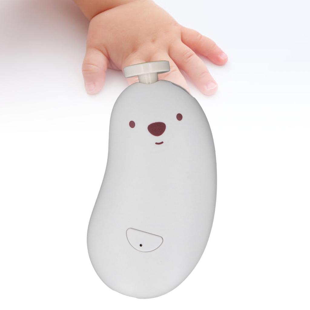 Baby Nail Trimmer Electric Gentle Baby Nail Clipper Multi Speed Rechargble Portable Nail Grooming Care Kit with 6 Grinding Hds