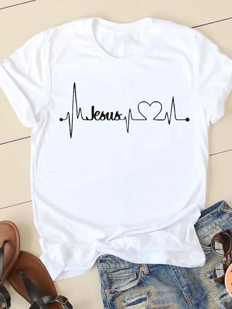 Clothing Summer Letter Printing 2022 Short Sleeve Ladies Casual WoFashion Graphic Tee T-shirts Female T Shirt Clothes