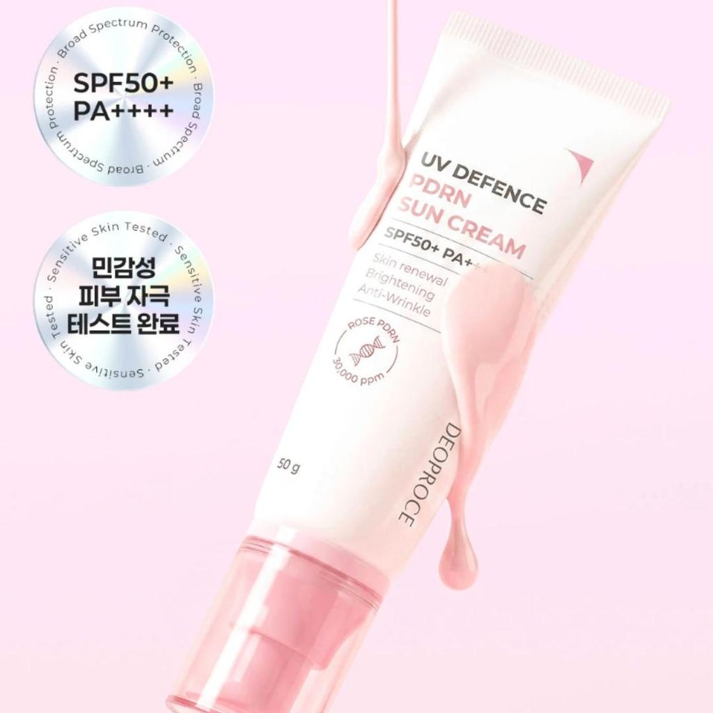 [DEOPROCE] UV Defence PDRN Sun Cream SPF50+ PA++++ 50g