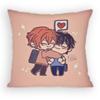 Sasaki to Miyano BL Pillow Case Sofa Living Room for Bedroom car Headboard Backrest Cushion Square Cushion Nap Time
