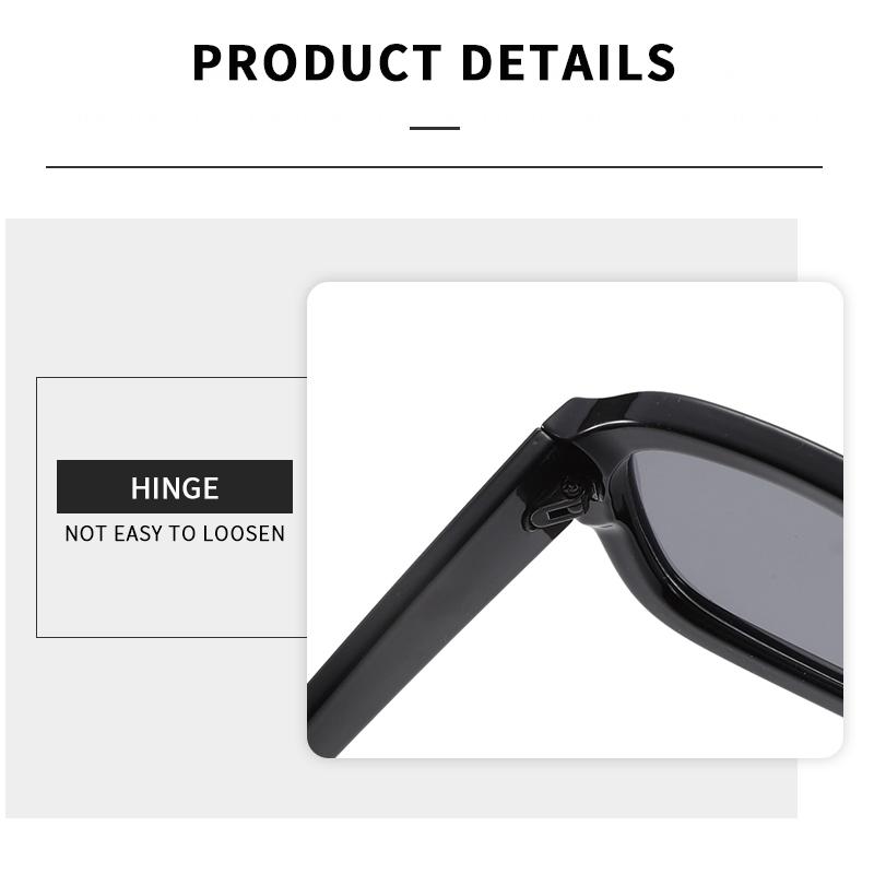 Fashion Square Retro Sunglasses Trendy Sunscreen Glasses Outdoor Sunshade Uv Protection Eyewear