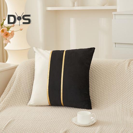 Samt Kissenbezug 18x18 Zoll Luxus Kissenhülle mit Verdecktem Reißverschluss Dekorative Sofa Wurfkissenhülle für Wohnzimmer Bett