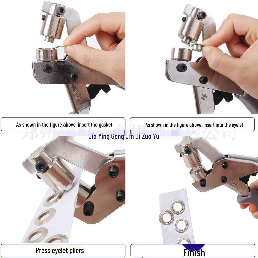 10mm Eyelet & Buttonhole Pliers for Cloth & Tarpaulin Installation