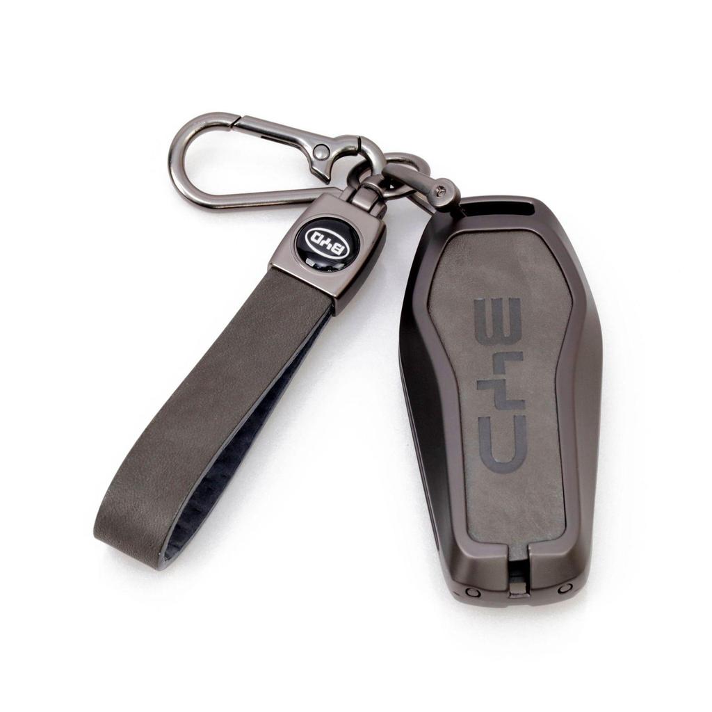 BYD Car Key Metal Protective Cover for Yuan Pro, D1, Qin Plus, E1, E2 Models
