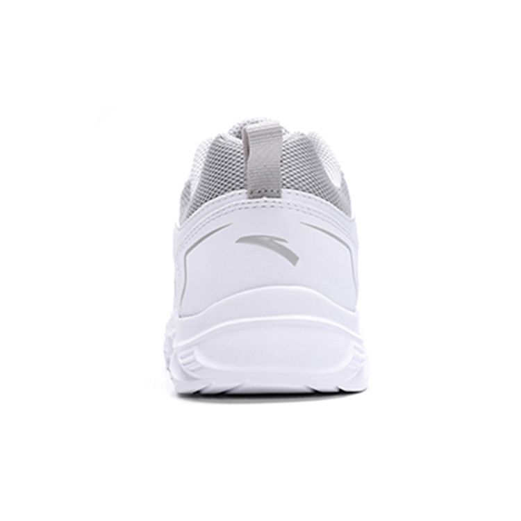 Anta Lightweight Leather Sports Shoes Low Top Casual Shoes Women Sneakers White Gray 92213551-4