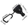 Protein Powder Funnel & Mini Bottle Set , 50ml Portable with Carabiner & Reinforced Cap for Fitness Traveling Workout