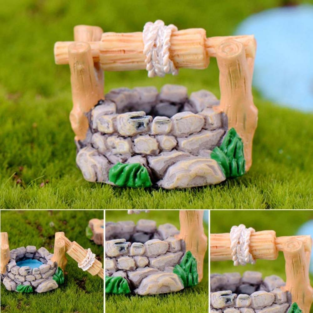 Antique Bridge Model Resin Fairy Garden Miniature/Terrarium Ornaments Figurines Dollhouse DIY Accessories Vintage Decoration
