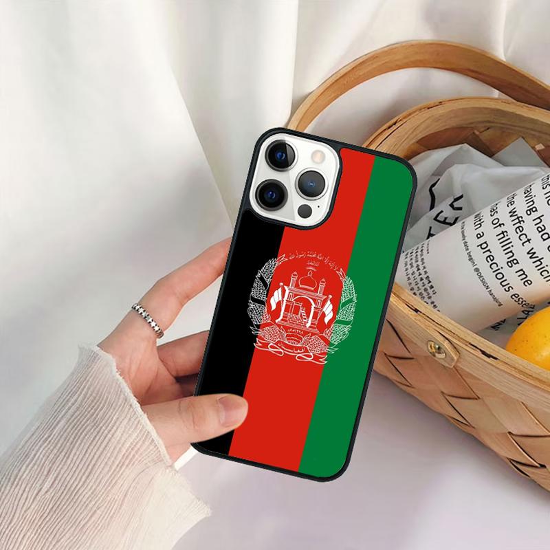 I Love Afghanistan flag Phone Case For iPhone 17 Air 16 15 14 11 12 13 Pro  MAX Plus coque Cover Shell