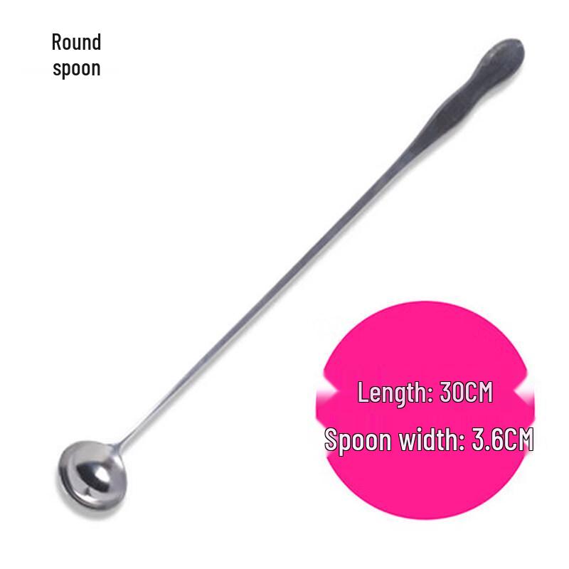 Extended Long Handle Stainless Steel Mini Spoon