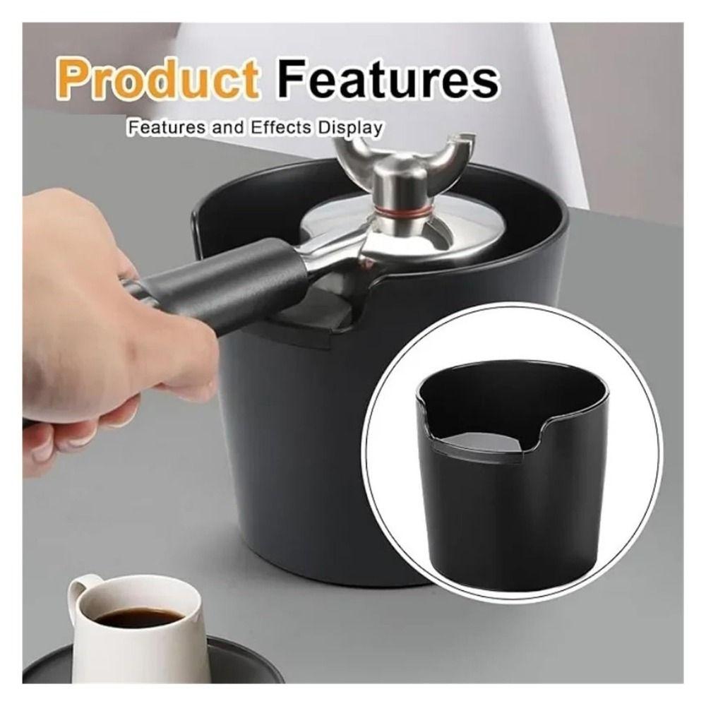 Non-Slip Coffee Powder Residue Box Easy Clean Coffee Bar Accessory Espresso Machine Use