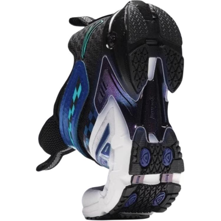 Anta Barn Komfortable Støtdempende Slitesterke Lavsko Løpesko Barnesneaker Hvit Svart Blå 312339968-2