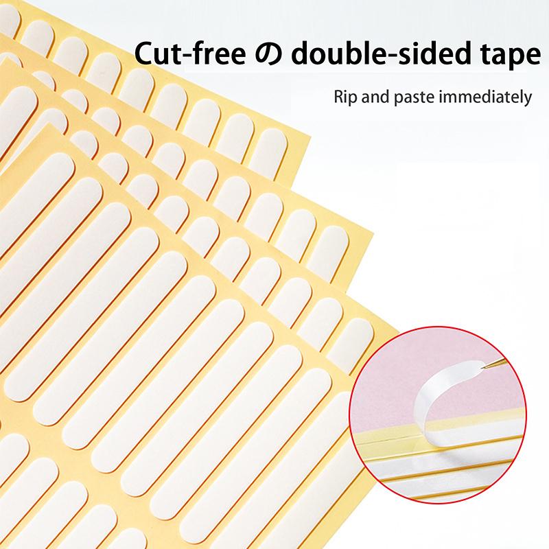 30/36Pcs Lengthened Clear Double-Sided Tape False Nails Tips Display Stand Glue Stickers Manicure Practice Showing Tools