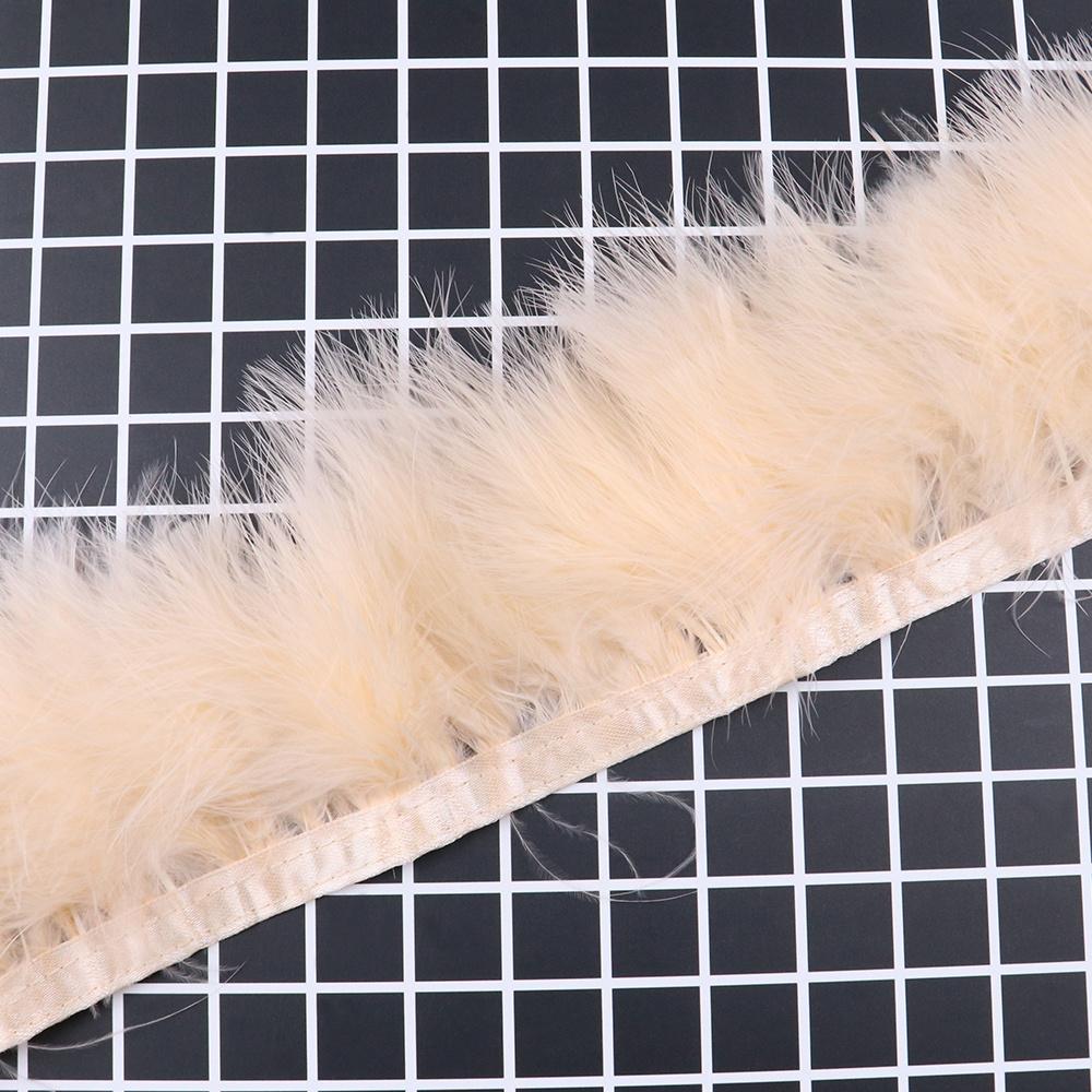 8-10Cm Marabou Turkey Feathers Trim Ribbon Diy Crafts Wedding Party Decor Sewing Clothing Accessories Handmade Home Plume Decor