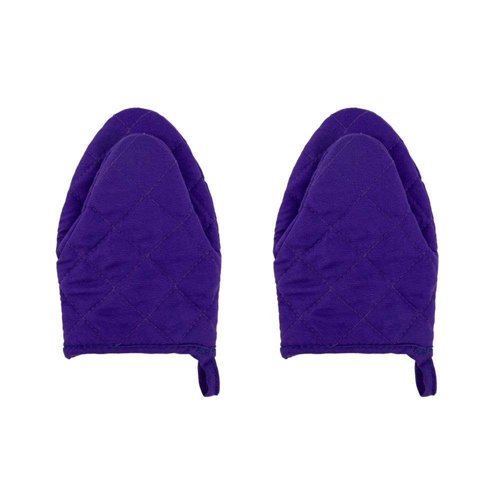2PCS Thickened Microwave Gloves Non-Slip Grilling Mitts Heat-Resistant Gloves  Kitchen Accessories