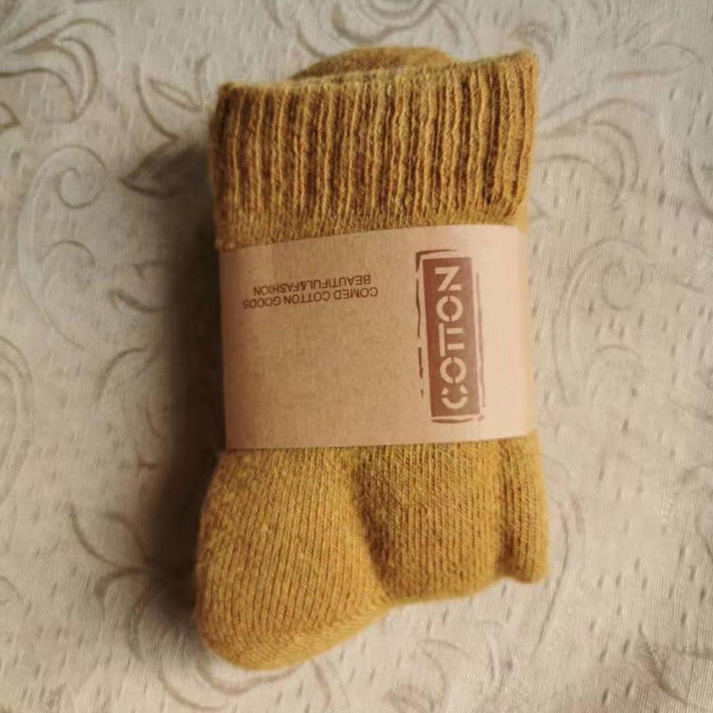 Men's Extra Thick Rabbit Wool Winter Socks - Fleece-Lined for Warmth