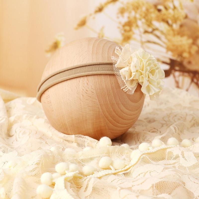 Wrap Blanket for Baby Photography Props Tassel Blanket Rose Flower Headband Newborn Photo Posing Props Photo Accessories