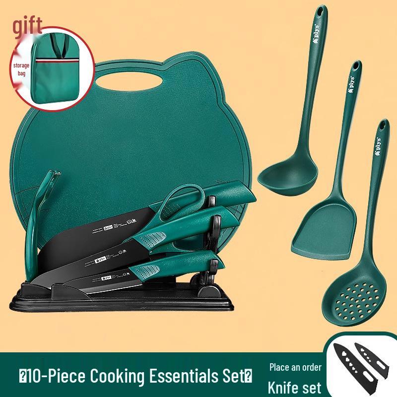 Outdoor Cooking Essentials Set: Picnic Knife, Camping Spatula & Storage Bag for Kitchenware & Vegetables