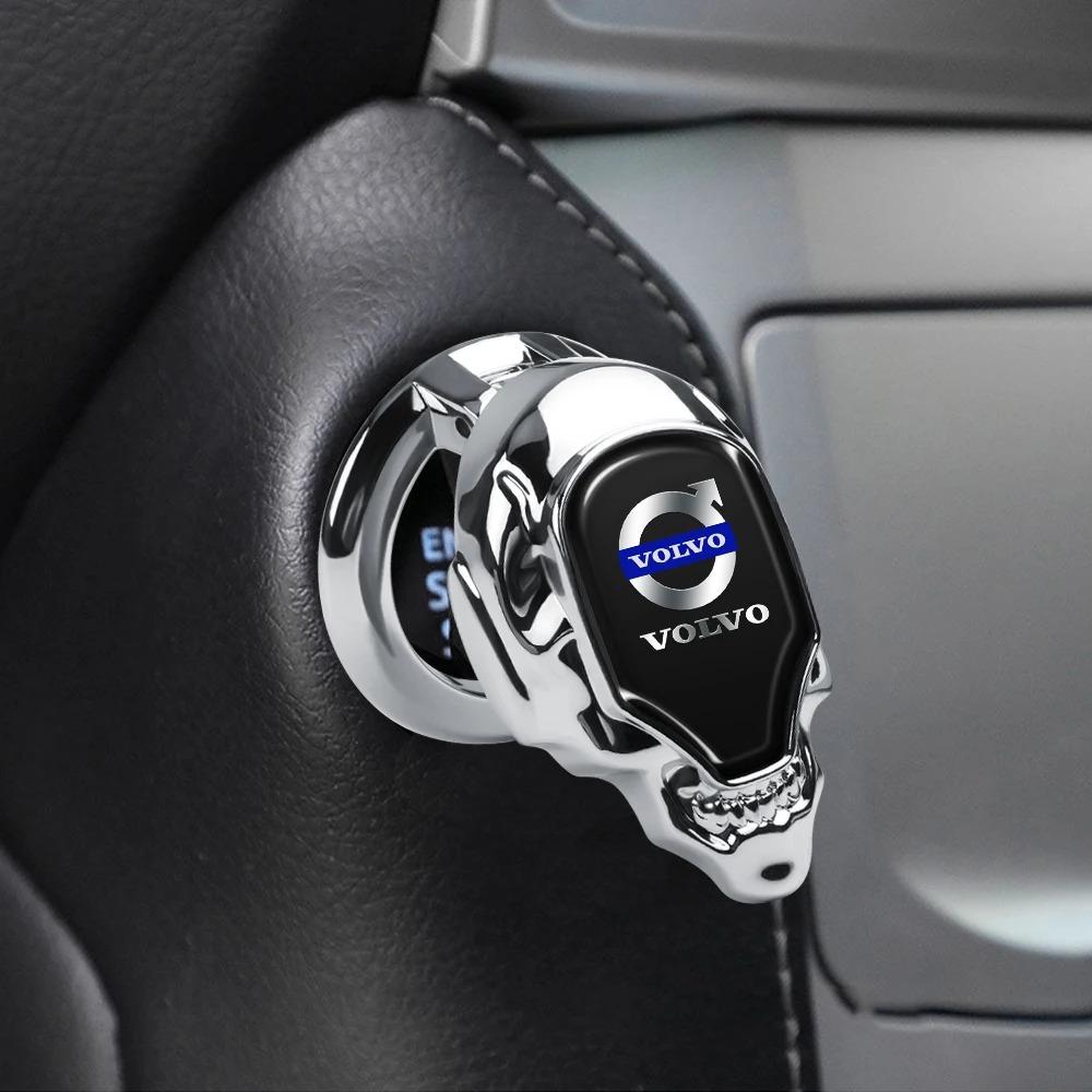 Avviamento Motore Auto a un Tasto Copertura di Avviamento in Metallo Accessori Auto per Volvo Xc60 Xc90 V40 V60 S60 V50 V90 S80 C40 XC40 V70 XC70 C30