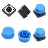Tactile Push Button Switch Momentary 12*12*7.3MM Micro Switch Button with Knob White Black Yellow Blue Red Kit 12x12x7.3mm