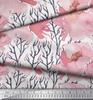 Soimoi Japan Crepe Satin Fabric Peony Watercolor Printed Craft Fabric by the metre 42 Inch