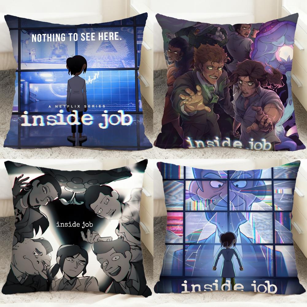 TV I-Inside J-Job Cushion Cover Comfortable Reversible Pillow Cover Ideal for Car Sofa Bedroom & Beyond
