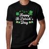 Happy St Patricks Day St Patrick Day Celebration Shamrock TShirt Casual Basic Street Style TShirt