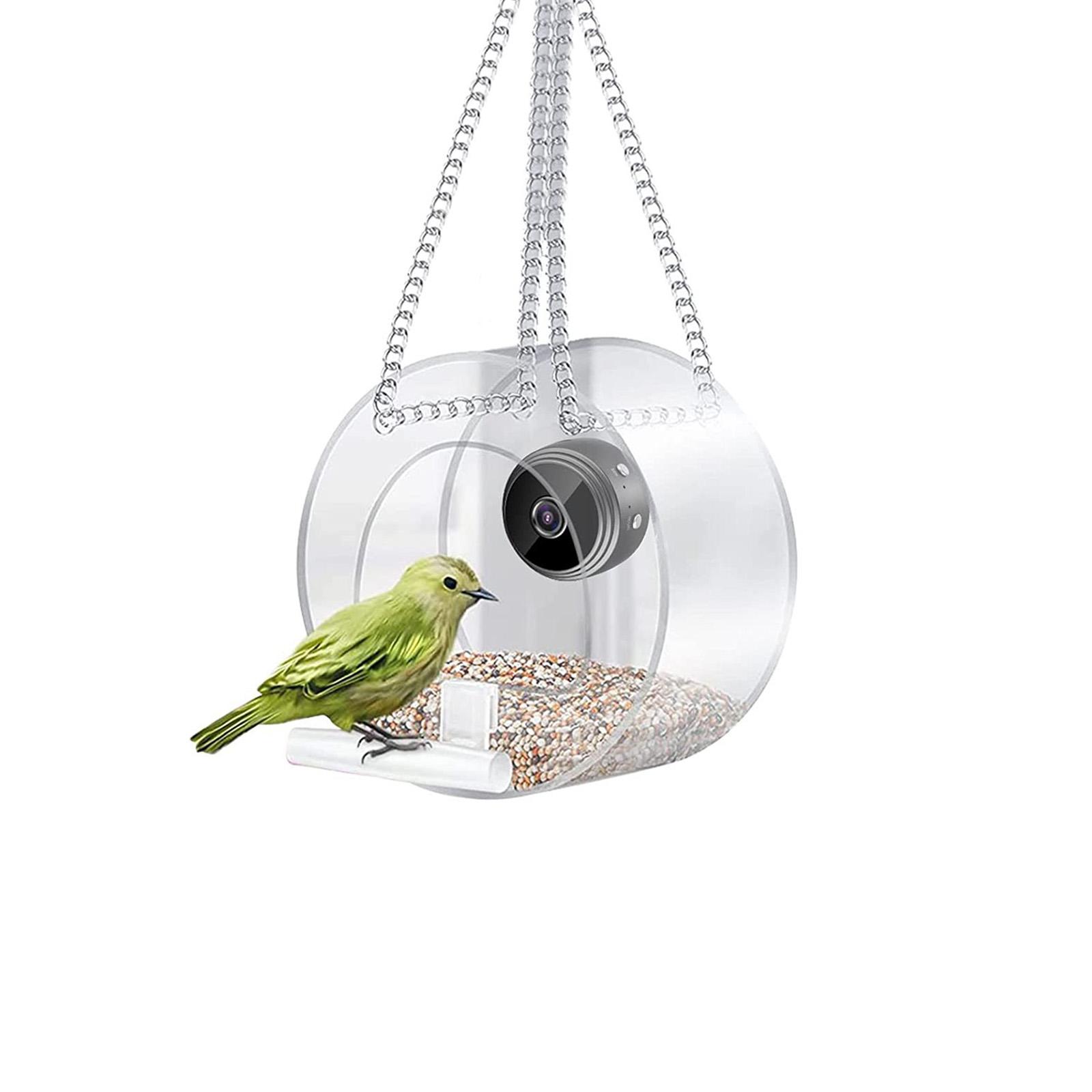 Smart Bird Feeder with Camera Strong Suction Cup Window Bird Feeder for Outdoor Yard