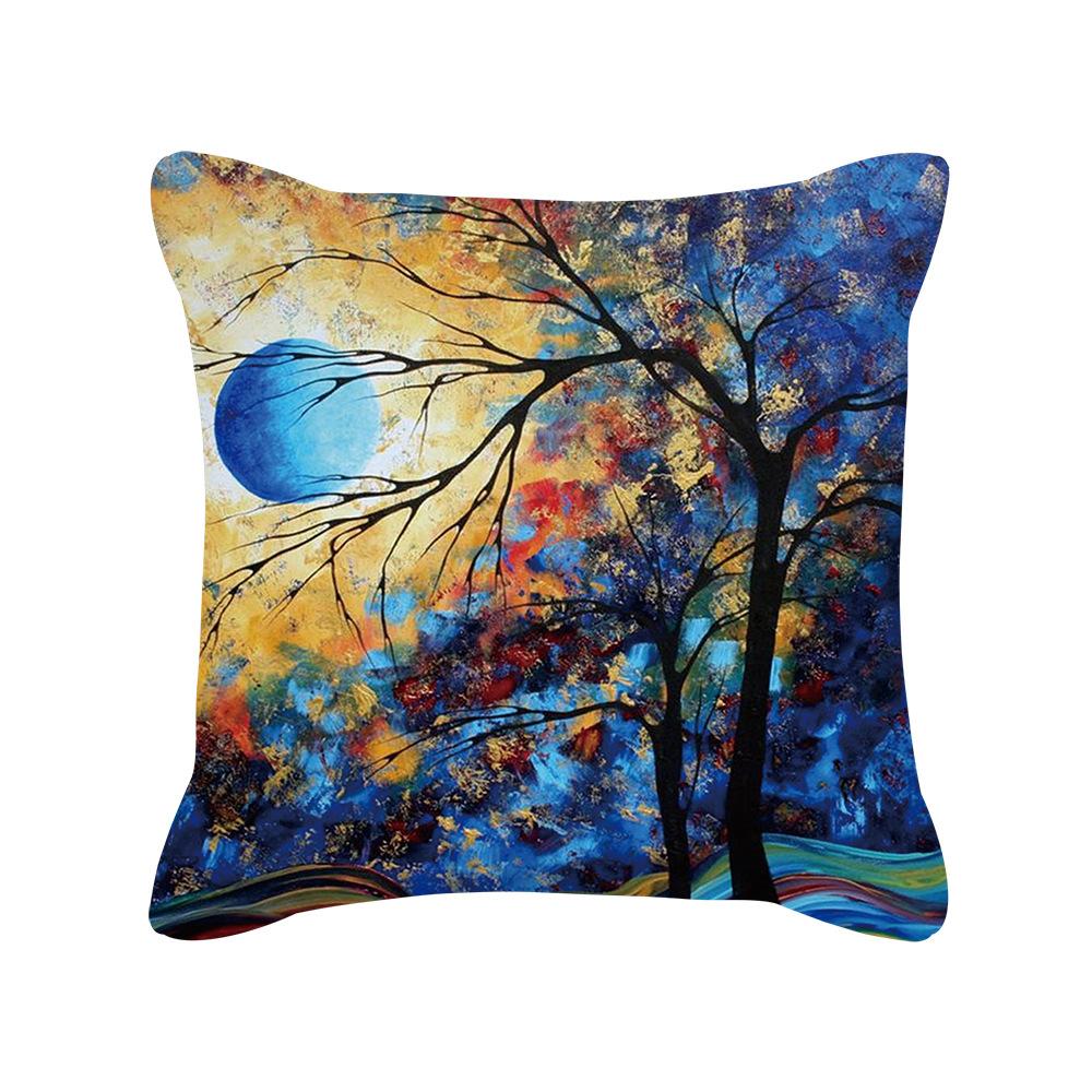 Nordischer Ins Schlichter Stil Kissenbezug Van Gogh Ölgemälde Aquarelldruck Kissenbezug Neues Zuhause