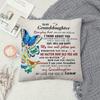 1Pc Grandma'S Love Pillowcase, Vibrant Butterfly Design Suitable For Living Room, Office, Car, Or Holiday Decoration,