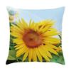 Sunflower Printed Cushion Cover Sofa Home Decor Pillowcase   Splendid Floral Plant