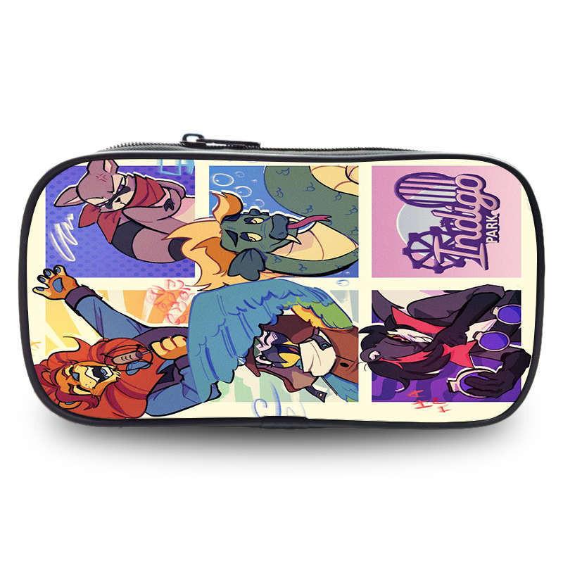 High-quality Oxford Indigo Park Stationery Bag With Ample Space For Students
