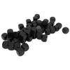 50PCS Blank Six Sided Dice Round Corner Plastic 0.6in Dice Cubes for Board Games DIY Sticker Math Teaching Party