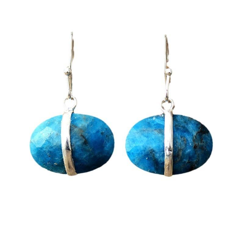 High Quality Natural Elongated Stone Amethyst Pendant Earrings Earrings Popular Crystal Jewelry Jewelry