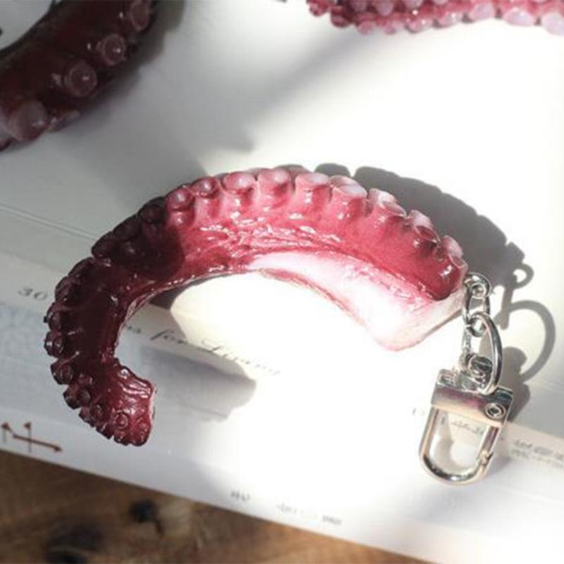Creative Octopus and Squid Claw Key Chain Multifunctional Keychain Bag Pendant Accessory for Keys and Phone Decoration
