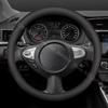 Breathable Napa Leather Car Steering Wheel Cover Non-Slip Car Handle Covers For Nissan Sylphy Qashqai Altima X-Trail Rogue