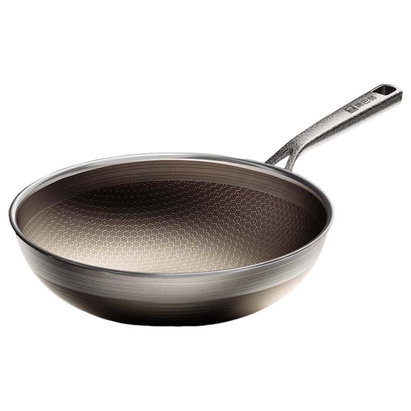 Kangbax Top Chef Titanium Honeycomb 304 Stainless Steel Wok