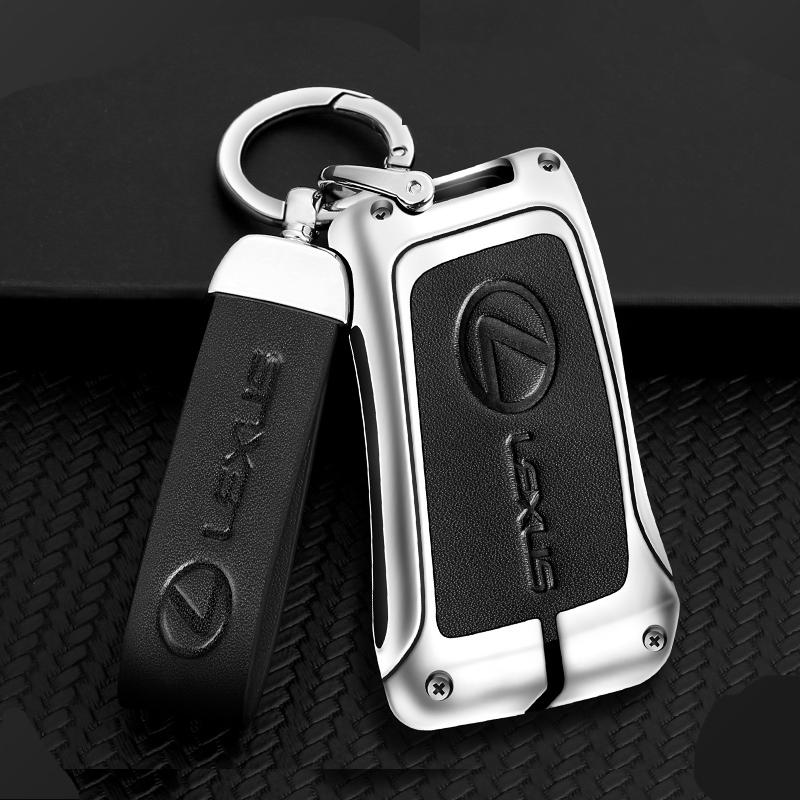 lexus Car Vintage Leather Keychain Zinc Alloy Keyring For RX330 IS250 Ct200h ES300h RX350 IS300h UX Key Holder Pendant Ornaments
