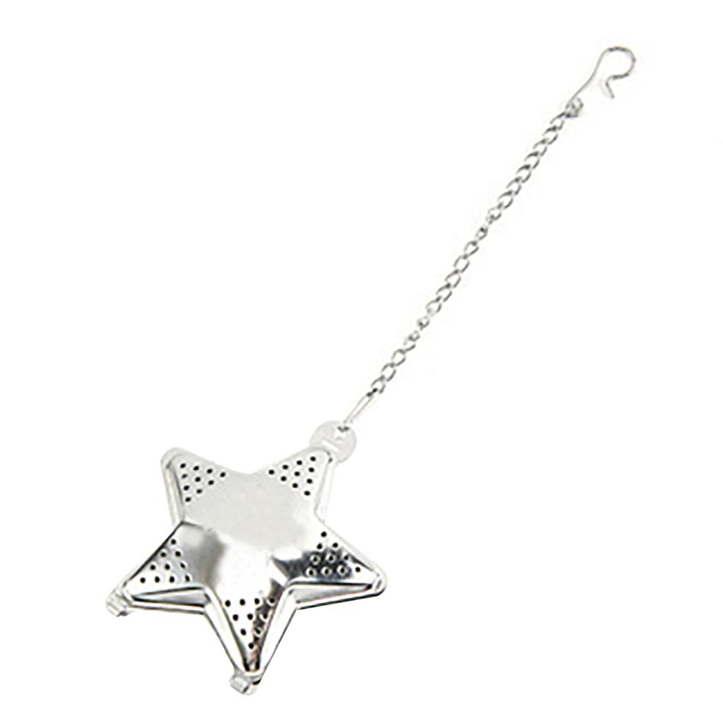 Star ShapePractical  Stainless Steel Mesh Tea Ball Infuser Tea Strainer
