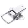 2pcs Spring Locking Latch Hasps Stainless Steel Suitcase Toggle Catch Clasp Box Loaded Hinges Furniture Hardware Accessories
