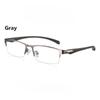 Sun Photochromic Myopia Eyeglasses Optical Men Student Finished Myopia Eyewear Prescription Glasses Frame Half Rim -1.0 -4.0