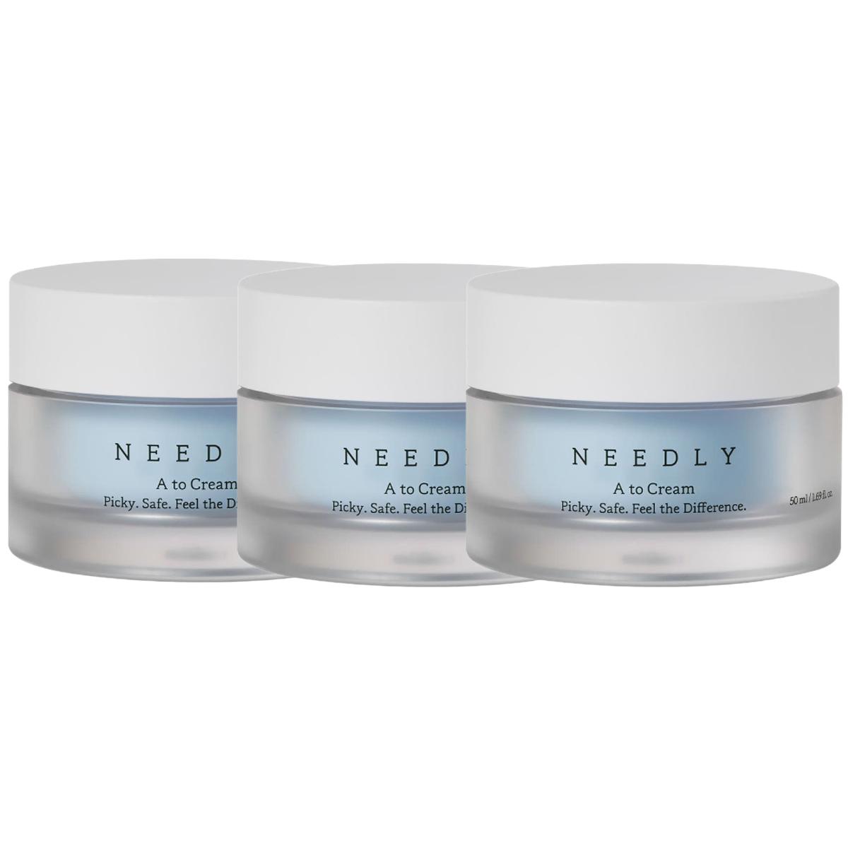 NEEDLY pH Balancing ATO Cream Intensive Barrier Moisturizer 50ml Triple Pack