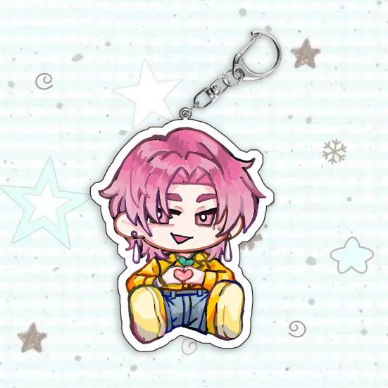 Yousheng Witch Hunters Keychain Pendant Rich Character Modeling Lightweight Portable Key Chain Anime Girl Charm Key Holder Backpack Accessories