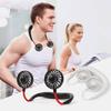 Portable Neck Fan Usb Rechargeable Mini Fan Lightweight Hands-free Design For Hot Days