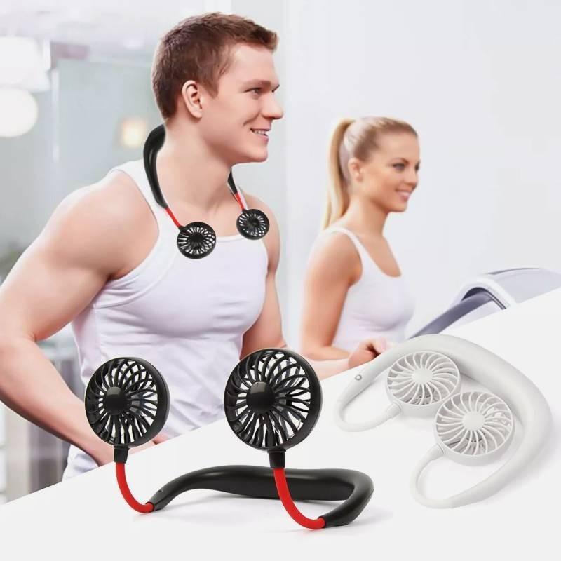 Portable Neck Fan Usb Rechargeable Mini Fan Lightweight Hands-free Design For Hot Days