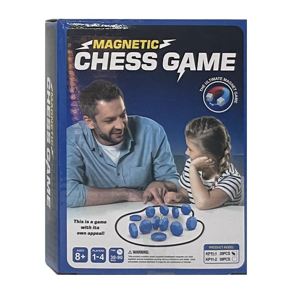 Magnetic Chess Game Interactive Magnet Game Tabletop Strategy Board Games Magnet Games With Stones For Family For Kids Adults