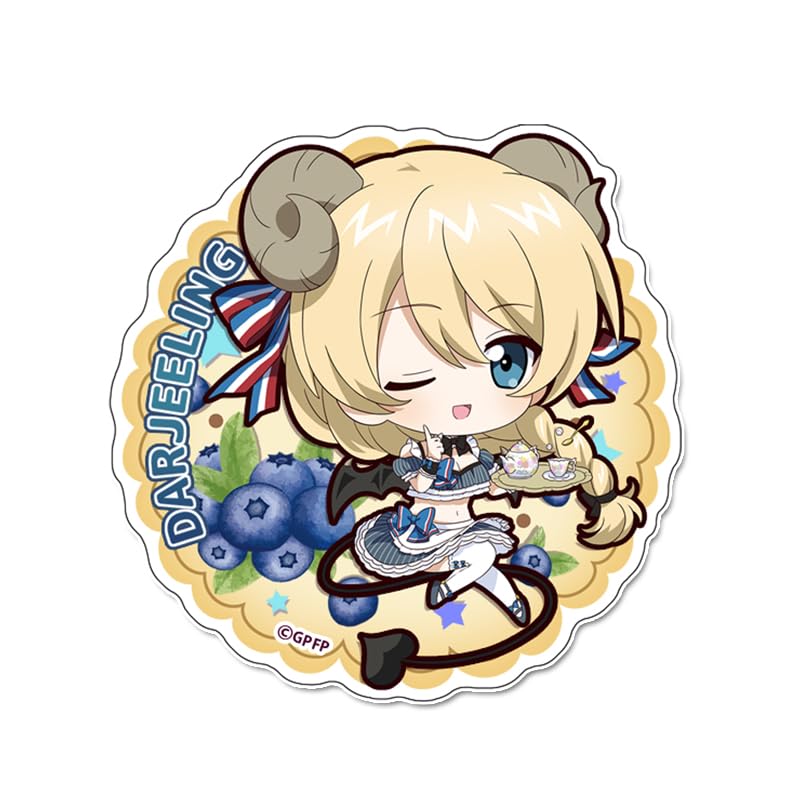 Girls Panzer Final Chapter Darjeeling Petit Choco Magnet Sticker Little Devil Waitress &