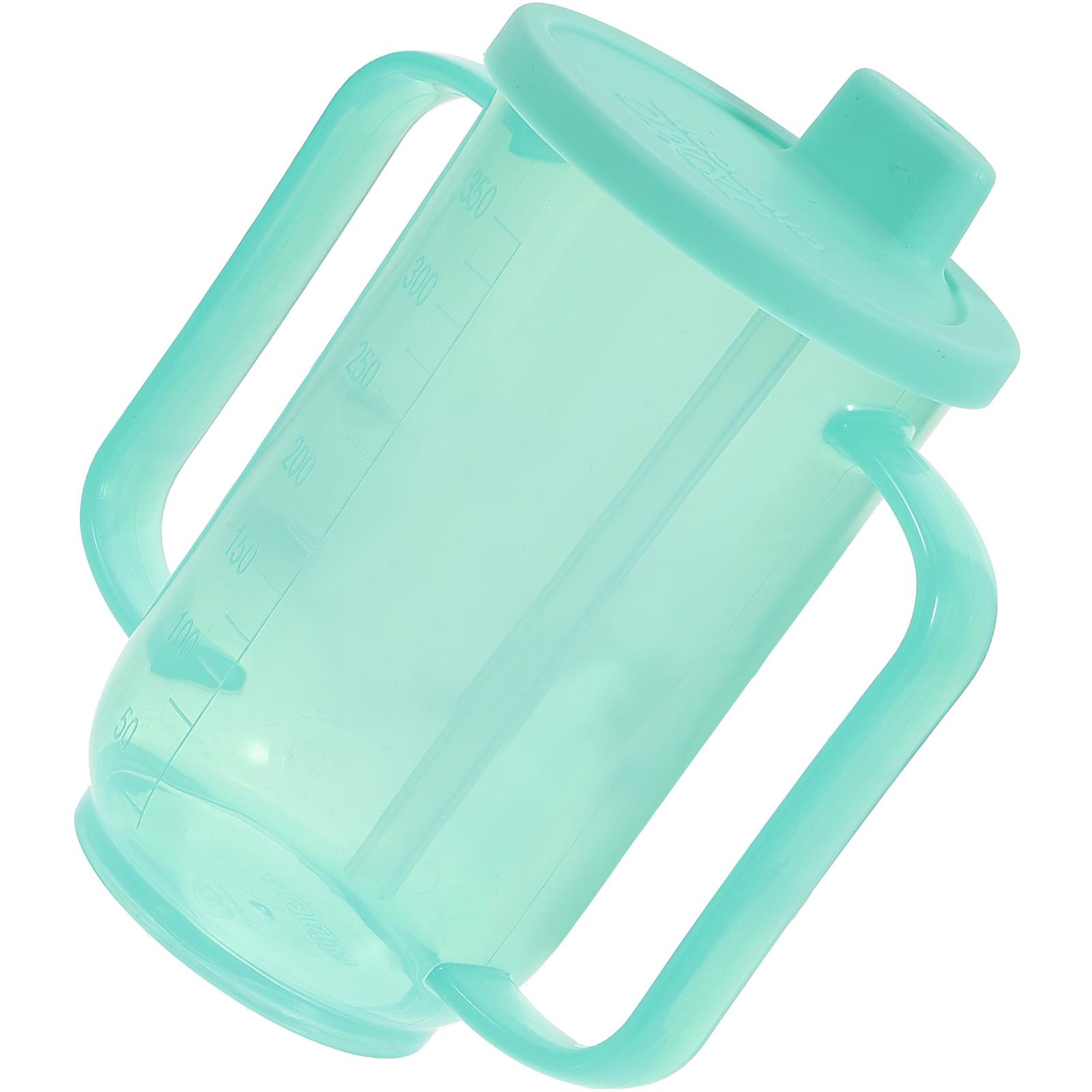 

Adult Sippy Cup 2 Handles Plastic Mug Drinking Cup Disabled Elderly Spill Proof Dysphagia Cup Parkinsons Aids Living 13.8x13cm