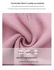 Autumn/Winter Fleece-Lined Knit Base Layer for Middle-Aged & Elderly Women - Half-High Neck, Thickened Fashion Sweater for Mothers