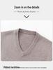 Men's Autumn/Winter Wool Knit Sleeveless Vest - Business Casual & Comfortable Sweater.