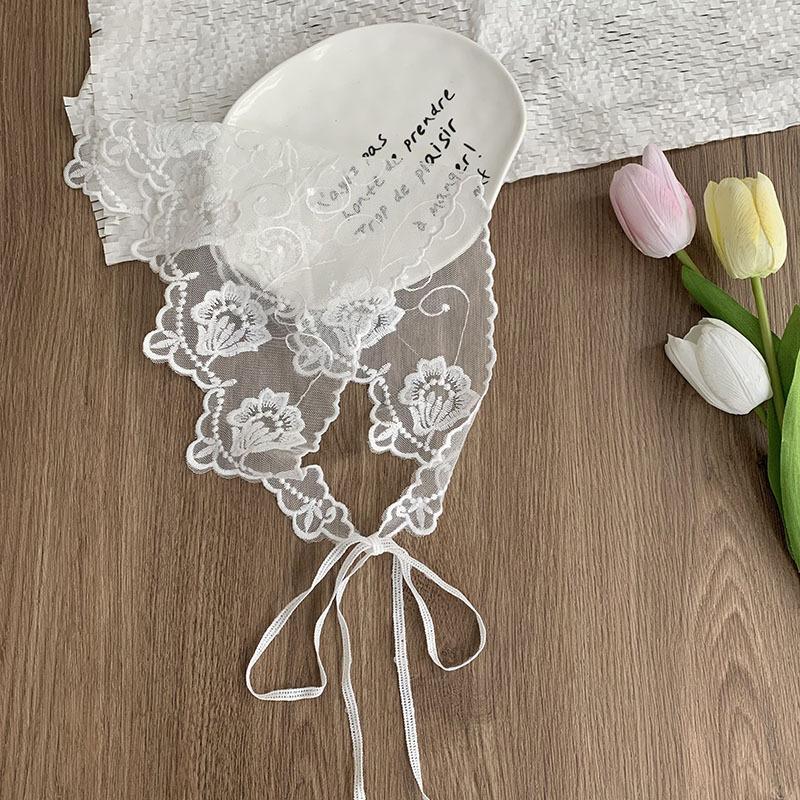 Retro Spitze Dreieckstuch Bestickte Spitze Haarband Für Frauen Mädchen Trendiger Dreieckiger Kurzer Rock Halbrock Po-Vorhang